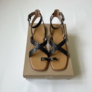 M A D E W E L L • Whipstitch Sandal in Black